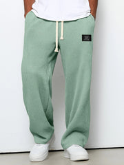 ?50% Off Exclusive✨Big & Tall Men's Solid Color Loose Straight Pants Casual Pants S-4XL