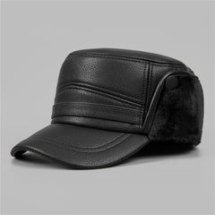 Warm Cold Ear Protection Flat Cap