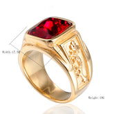 Vintage Gemstone Diamond Men's Ring
