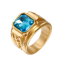 Vintage Gemstone Diamond Men's Ring