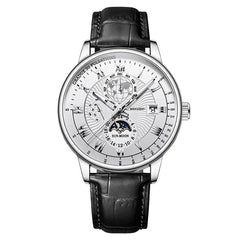 Three Eyes Calendar Star Moon Fashion Men's Watch