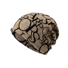 Letter Dual-purpose Scarf Hat Pile Hat