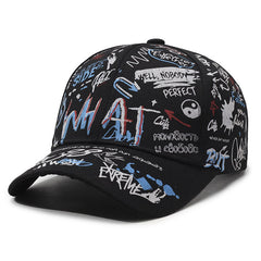 Graffiti Alphabet Print Cap