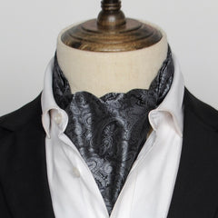 British Vintage Suit Silk Scarf Shirt Collar Scarf