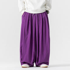 Big & Tall Men's Ultra-wide Loose Japanese Wide-leg Overalls M-5XL