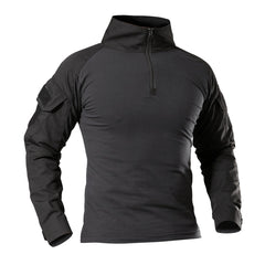 Outdoor Tactical Slim-fit Quick-dry Frog Suit Training Clothes Long-sleeved T-shirt S-4XL