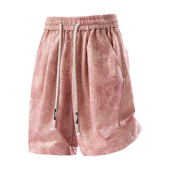 M-8XL Washed Tie-Dye Texture Vintage Loose Pants