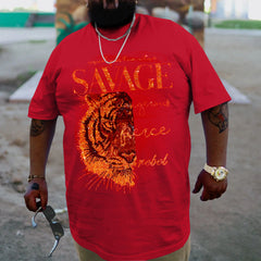 Plus Size Red Savage T-Shirt