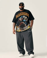 Big Boy Essential Fashion Street Skull Challenge Fighting T-shirt Pants Suit