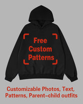 Custom Plus Size Hoodie (You Can Upload Pictures, Text, Logo, Etc. To Customize Your Interesting Hoodie)
