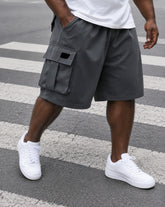 XL-9XL Plus Size Men's Casual Tooling Shorts