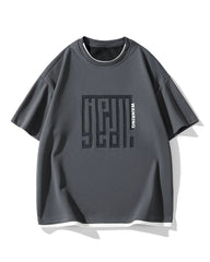 M-8XL Thin Half Sleeve Ice Silk Crewneck Tee