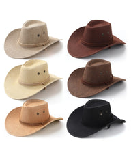 Western Cowboy Rope Rider Hat Hemp Hat