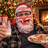 Funny Santa Claus Costume Mask