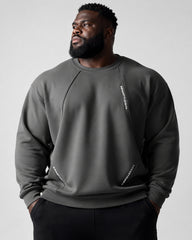 M-8XL Plus Size Crewneck Sweatshirt Plus Size