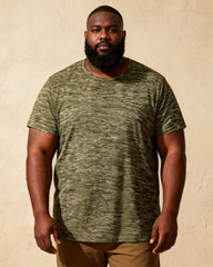 M-5XL Men's Plus Size Outdoor Crewneck Sports Tee