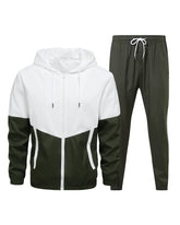 Big & Tall Men's Colorblock Sports Jacket Set M-6XL