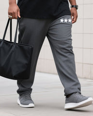 Big Boy Street Fashion Simple Star Short Sleeve Trousers Suit