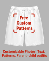 Custom Plus Size Shorts (You Can Upload Pictures, Text, Logo, Etc. To Customize Your Interesting Shorts)