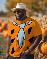 Fred Flintstone Tie Big Men's Short Sleeve T-Shirt