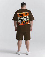 Do It with All Your Heart 2-Piece T-shirt Set