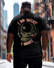 I Do What I Want Crewneck Short Sleeve Big & Tall Men's T-Shirt