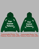 Custom Plus Size Hoodie (You Can Upload Pictures, Text, Logo, Etc. To Customize Your Interesting Hoodie)