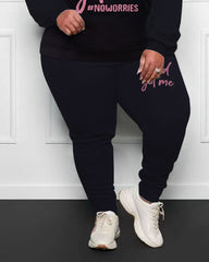 Women's God Got Me Plus Size Hoodie Suit