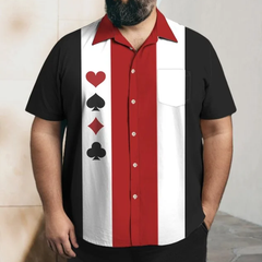 Plus Size Men's Casual Resort Shirt
