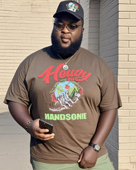 Men's Extra-large Easter English Print Top T-shirt