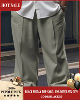 Men's Plus Size Solid Color Casual Trousers