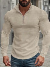 🔥Christmas 50% Off Exclusive ✨ Men's Regular Fit Plain Half Zip Up Sweatshirt