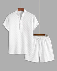 S-2XL Pure White Men's Casual Suit