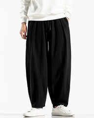 Cotton And Linen Casual Loose Wide-leg Pants