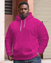 Men's Classic Casual Plus Size Solid Color Hoodie