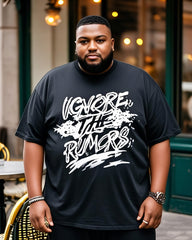 Big People's English Creative Printed Top T-Shirt