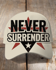 NEVER SURRENDER Street Fashion Baseball Cap