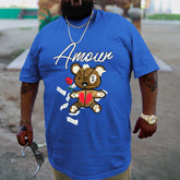 Plus Size Blue Amoun T-Shirt