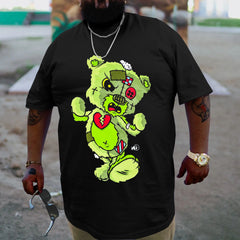 Casual fashion college style round neck short sleeve t-shirt