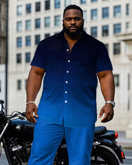 Black & Blue Gradient Casual