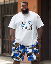 Street Funny Expressions Graffiti Print Large Men's Set