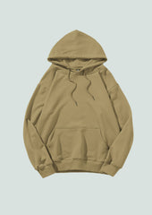 Cotton Solid Color Men's Loose Oversized Hoodie