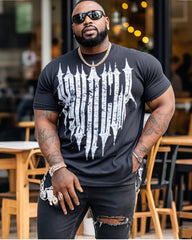 Big Shot. Revenge Printed Suit Short Sleeve Trousers 2