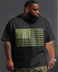 Street Camouflage Flag Print Large Men's Suit