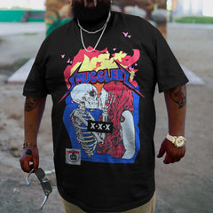 Plus Size Black Muggler T-Shirt