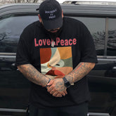 Plus size short sleeve trendy casual round neck T-shirt