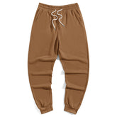 Men's Plus Size Solid Color Drawstring Waist Sweatpants