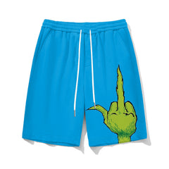 Men's Big & Tall Merry Fucking Xmas Print T-Shirt Shorts Set
