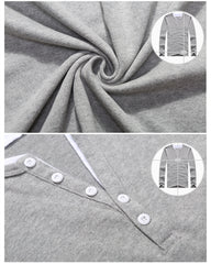M-7XL Plus Size V-neck Plus Size Long Sleeve T-shirt Sports Sweat Absorption
