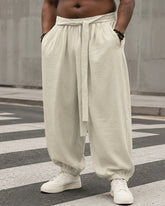 2XL-8XL Men's Casual Loose Leg Trousers